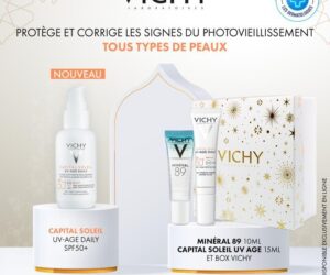 Vichy Capital Soleil UV-Age Daily spf50+ 40ml = Trousse + Mineral 89 10ml + uv age 15ml